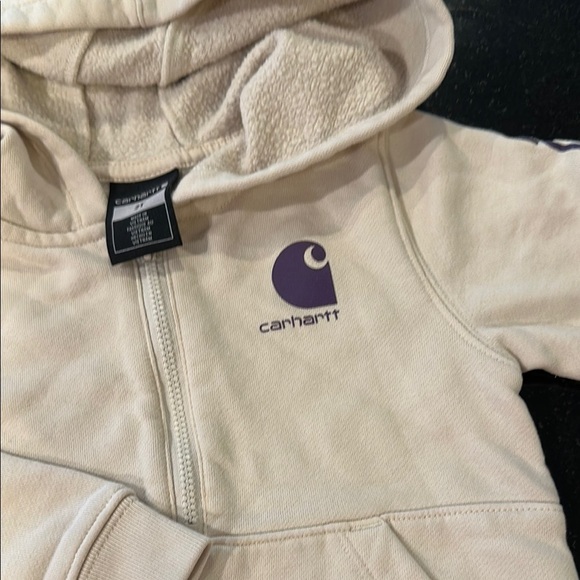 Carhartt Kids 2/3T Orange T-Shirt and Cream Hoodie Set - Picture 4 of 11